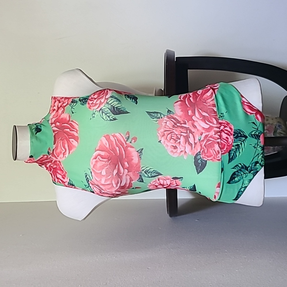 NWT AFRM Floral Print Mesh Bodysuit Size XS🌹 - Picture 5 of 5